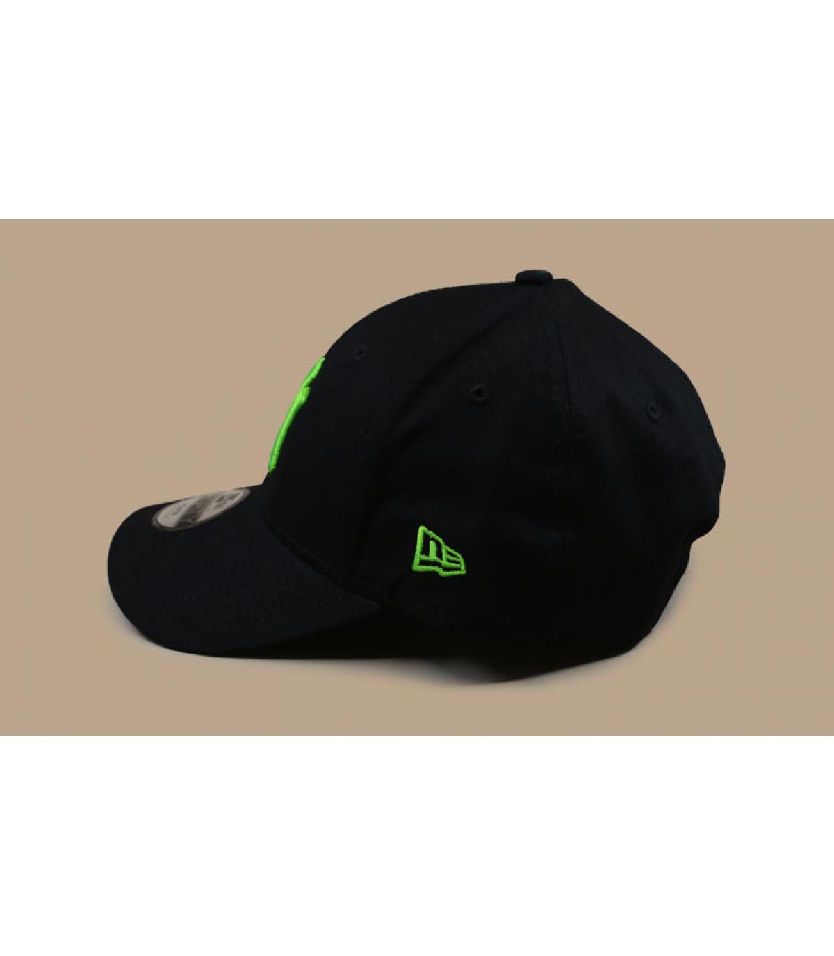 gorra infantil NY negro verde